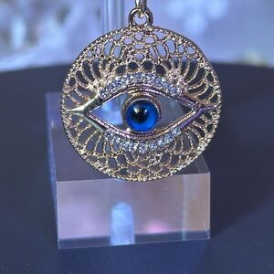 Evil Eye with Rhinestones Key Chain